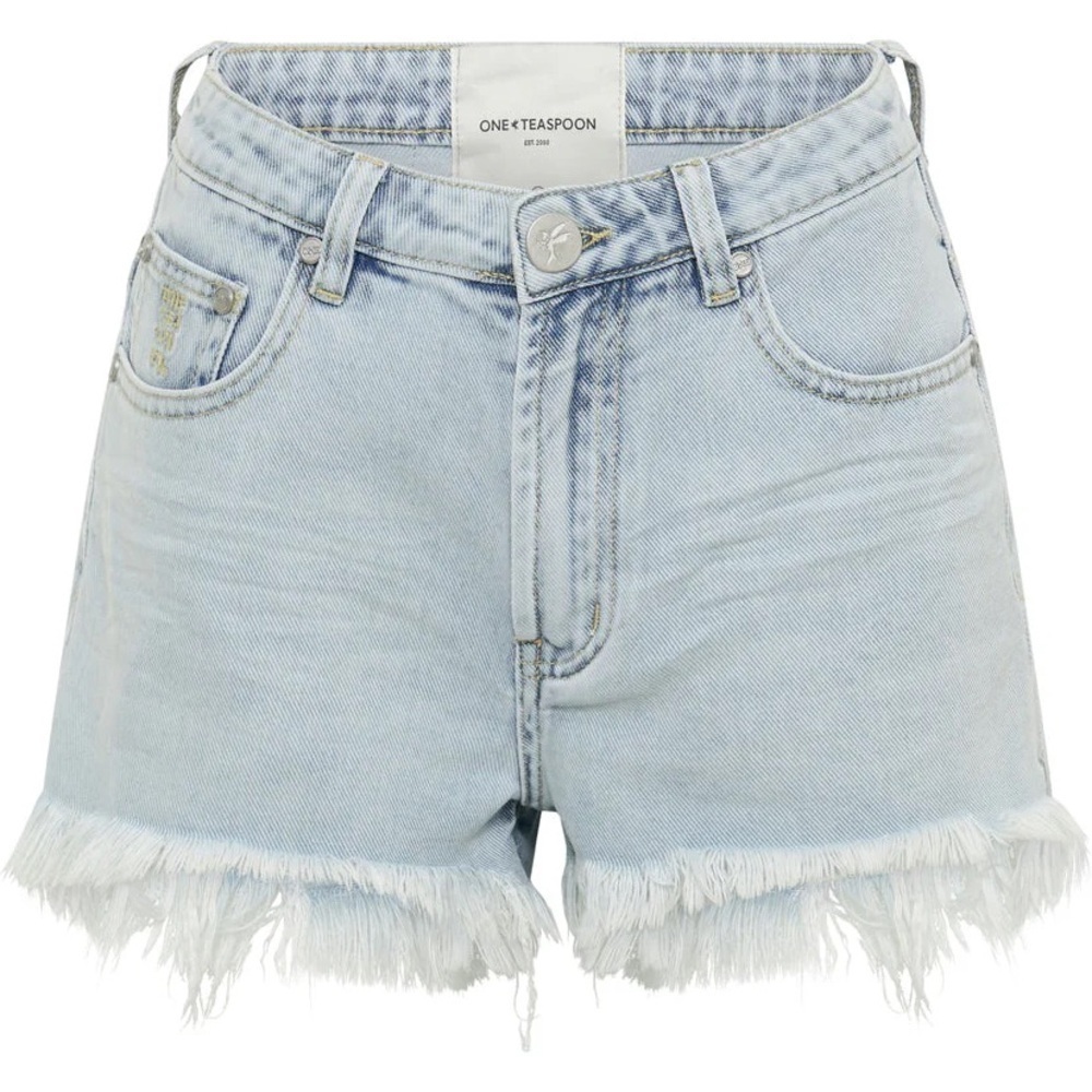 One Teaspoon Bonitas High Waist Denim Shorts Florence